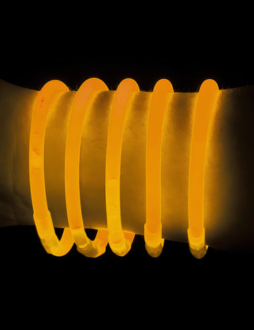 100 оранжеви фосфоресцентни гривни