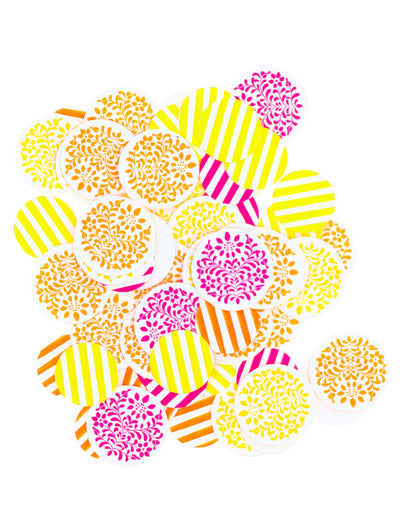 100 хартиени конфети Pink Limonade 2.5 cm
