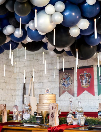 100 мини перлено бели латексови балона 13 cm за ковчега