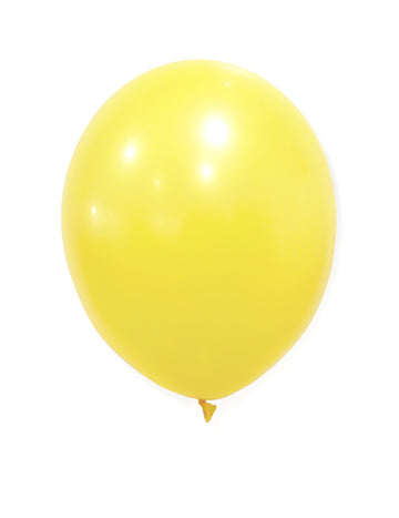 100 мини жълти латексови балона 13 cm за декорация