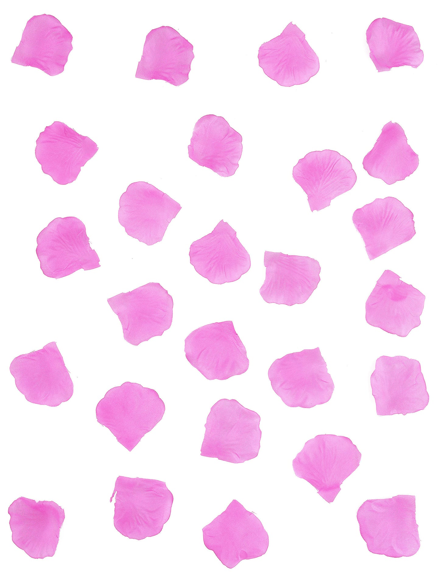 100 розови венчелистчета от плат фуксия 5 x 5 cm за сватба 