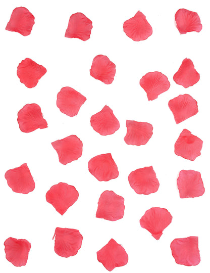 100 розови текстилни розови листенца 5 x 5 cm за декорация на сватба 