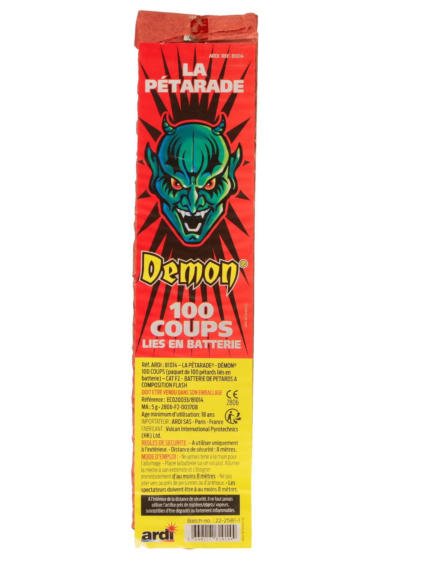 100 пиратки Демон® La Pétarade®