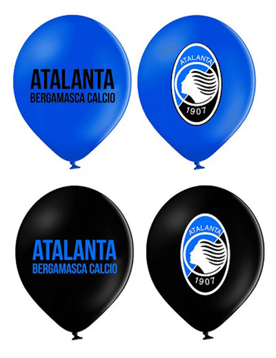12 синьо-черни латексови балона Atalanta™ 30 cm