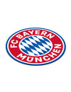 Dessous de verre en carton FC Bayern Munich pour supporter rouge et bleu