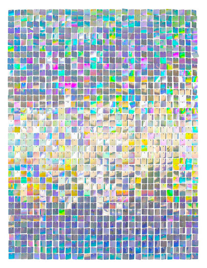 12 панела за фон Иридесцентни 30 x 30 cm