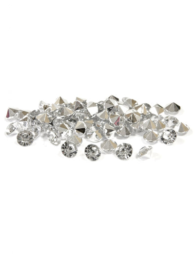 Strass décoratifs diamants factices pour décoration argenté