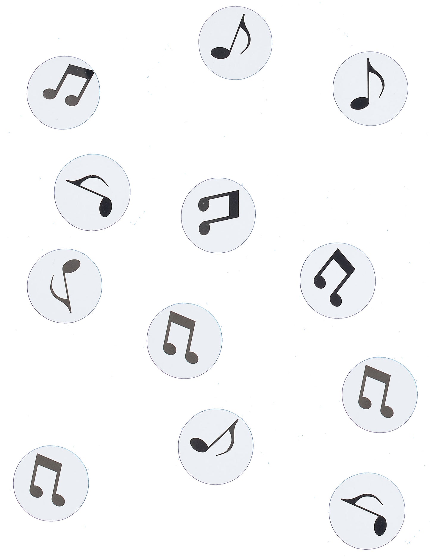 150 хартиени конфети за музикални ноти