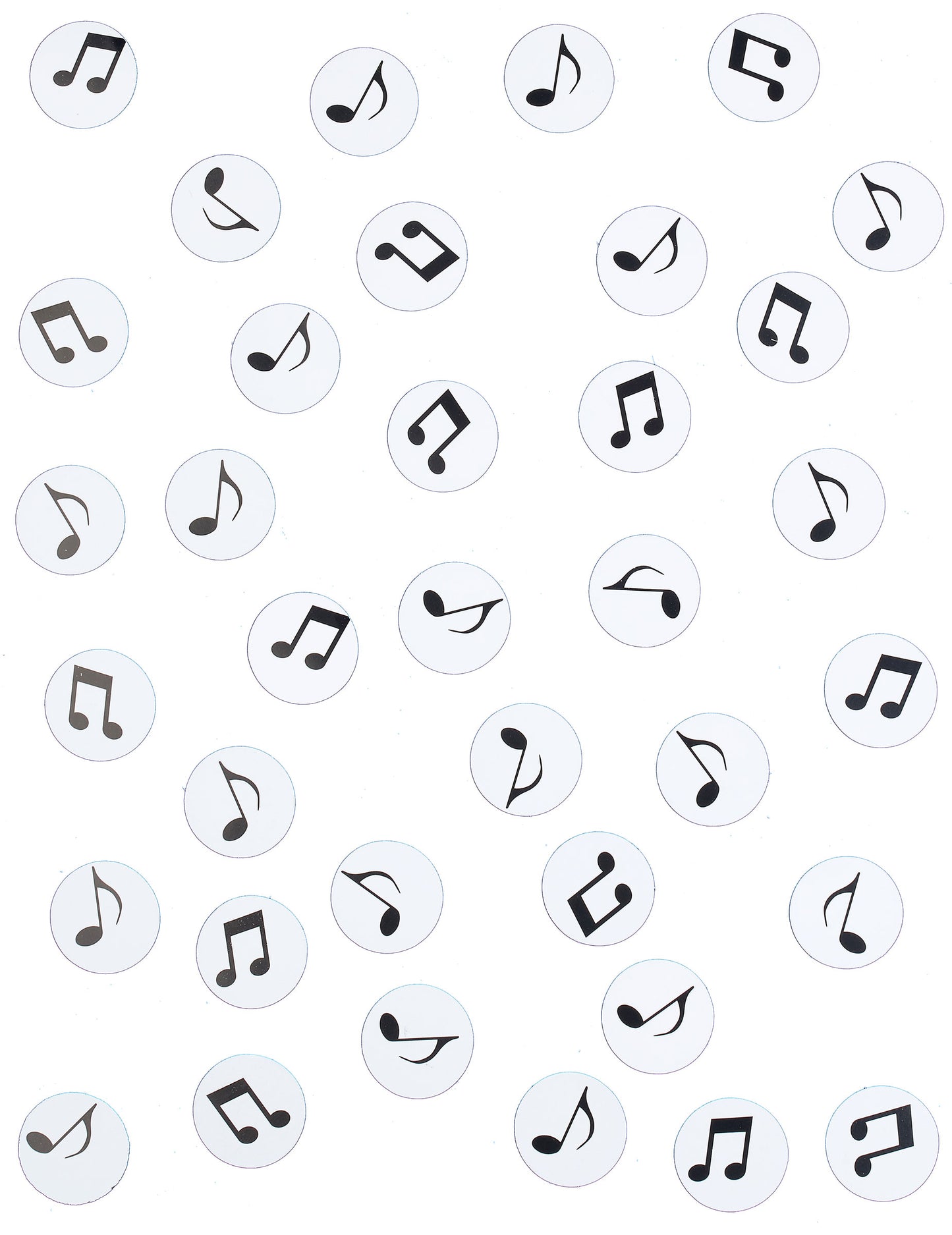 150 хартиени конфети за музикални ноти