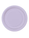 Assiettes en carton lavande pour table couleur lavande