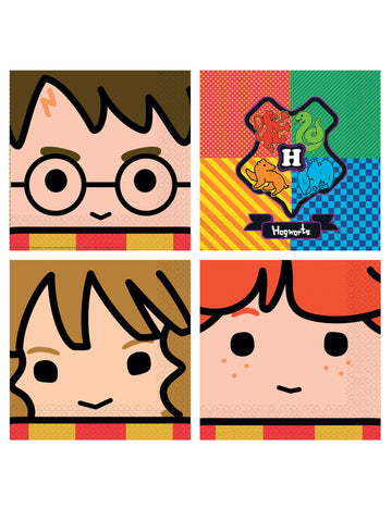 16 хартиени салфетки Kawaii Harry Potter™ 33 x 33 cm 