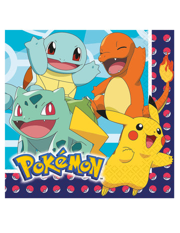16 хартиени кърпи Pokémon 33 x 33 cm