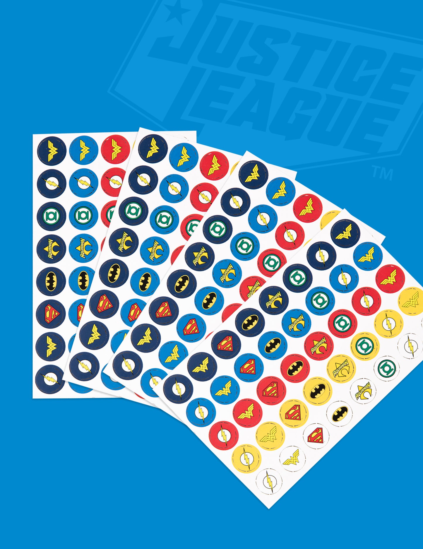 160 конфети „Лигата на справедливостта™“ 2 см