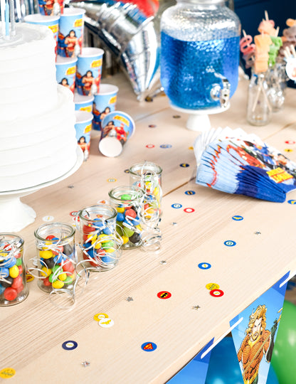 160 конфети „Лигата на справедливостта™“ 2 см