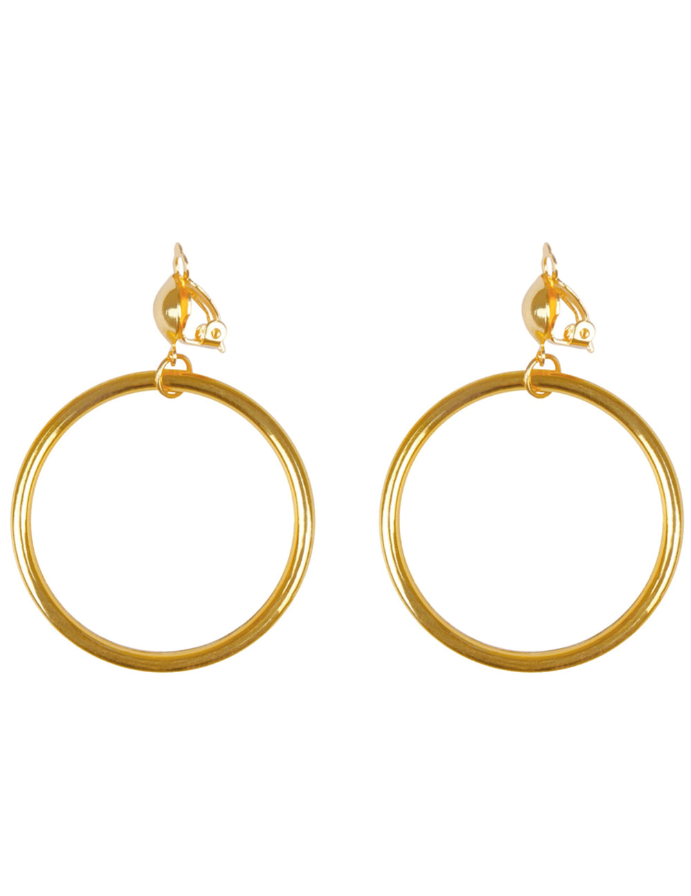 Boucles d'oreilles pirate pour adulte dorées