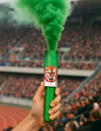 2 зелени ръчни димни гранати, 45 секунди