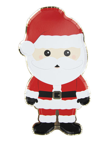 2 тави с Дядо Коледа 35 cm твърд картон