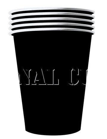 20 американски чаши рециклируеми кашон черни 53 cl