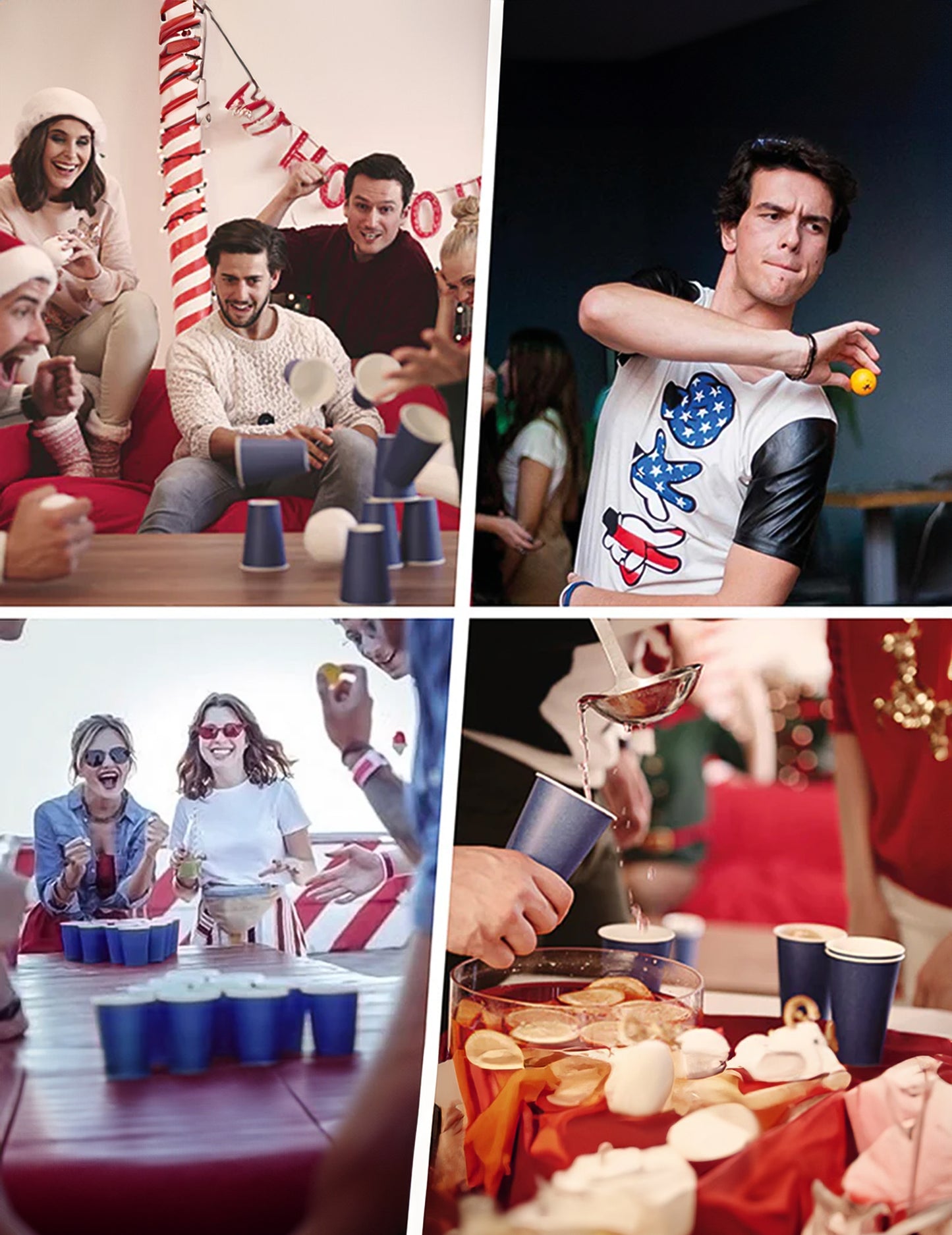 20 американски чаши рециклируеми тюркоазени рециклируеми 53 cl