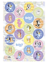 20 мини ядливи диска Bluey и Bingo™ 3,4 см