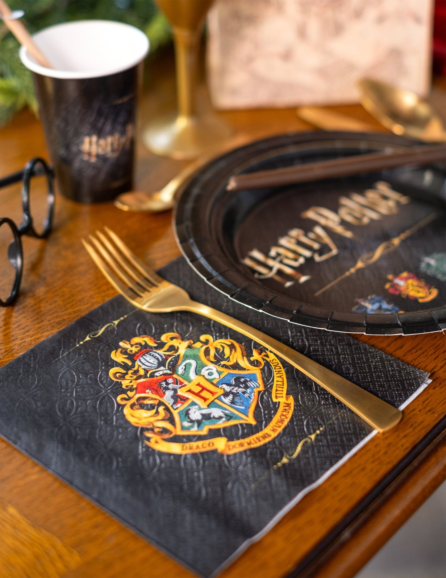 20 хартиени салфетки с Хари Потър 33x33 cm™