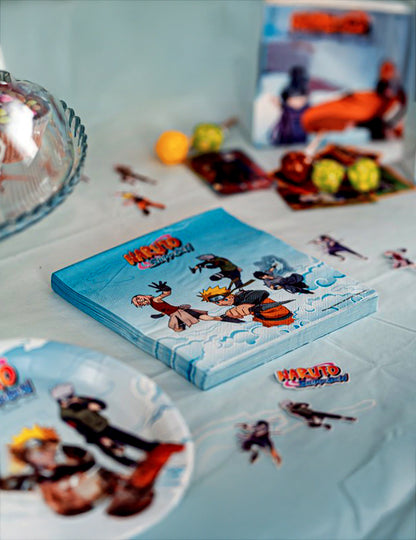 20 хартиени салфетки Naruto Shippuden™ 33 x 33 cm