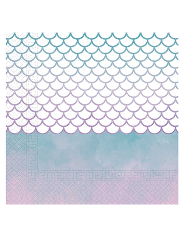 20 елегантни хартиени кърпи за русалка 33 x 33 cm