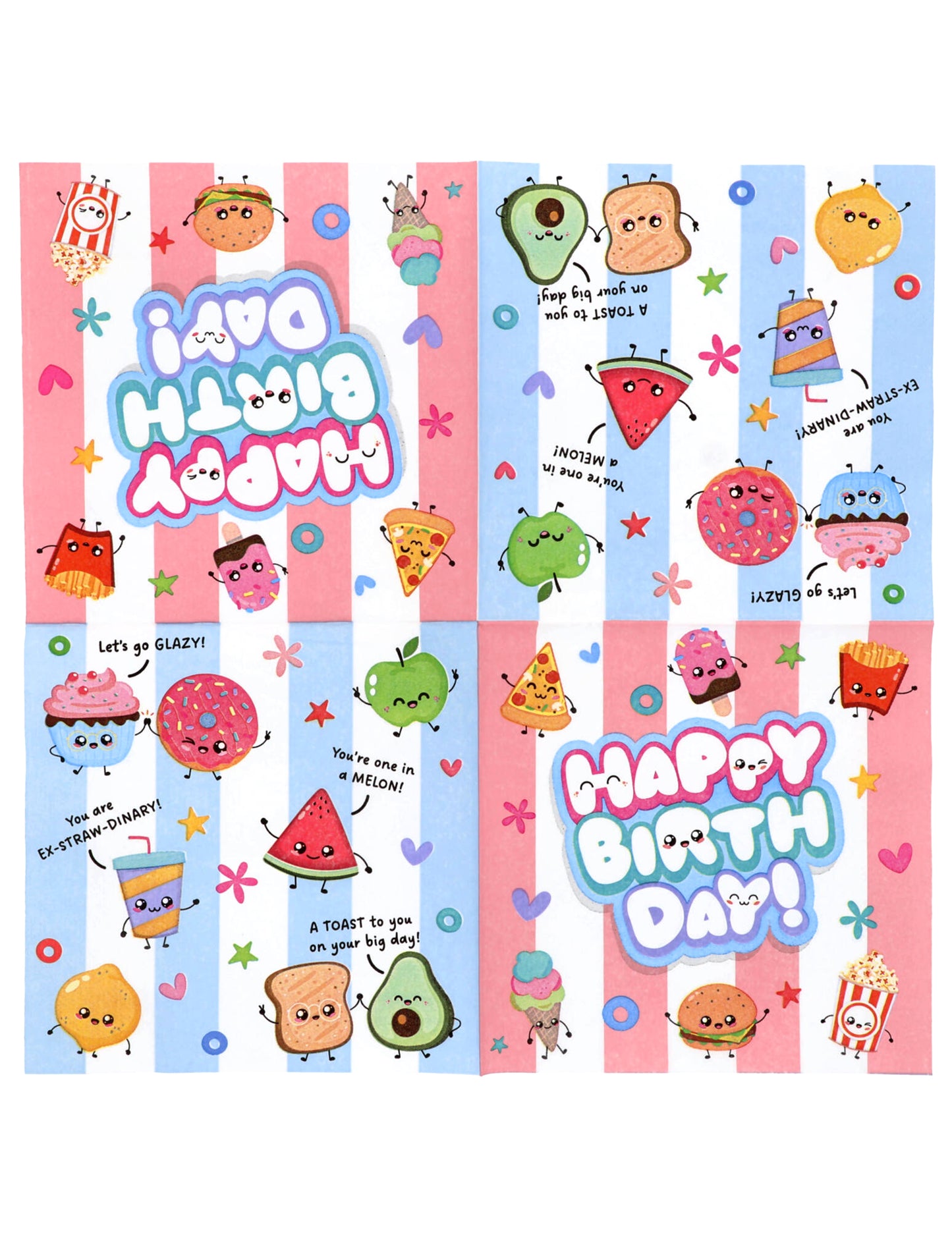 20 салфетки Kawaï Party 33 x 33 cm