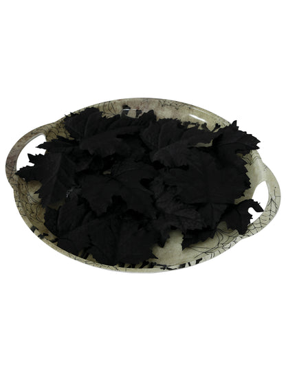 24 Черни листа 10 cm