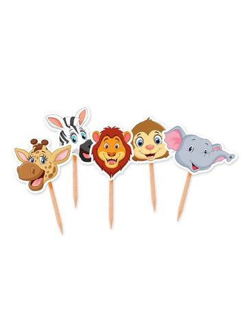 25 дървени шипа за джунгла 4 x 7 cm