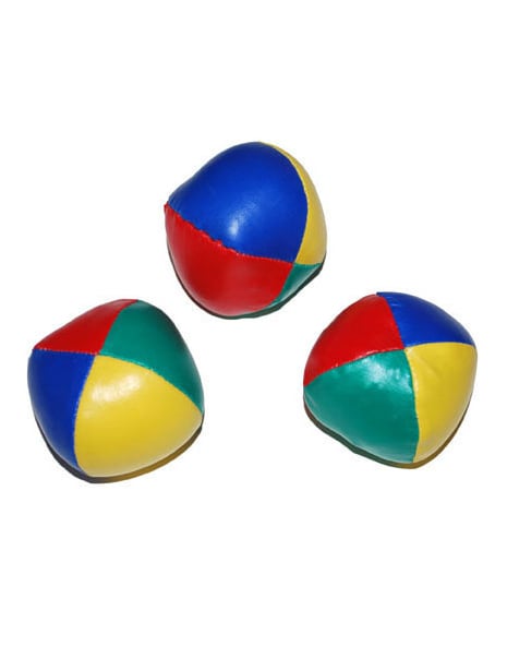 3 balles de jonglage pour adulte et enfant multicolores