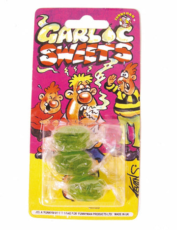 3 забавни бонбона с чесън – шеги и парти аксесоари 
