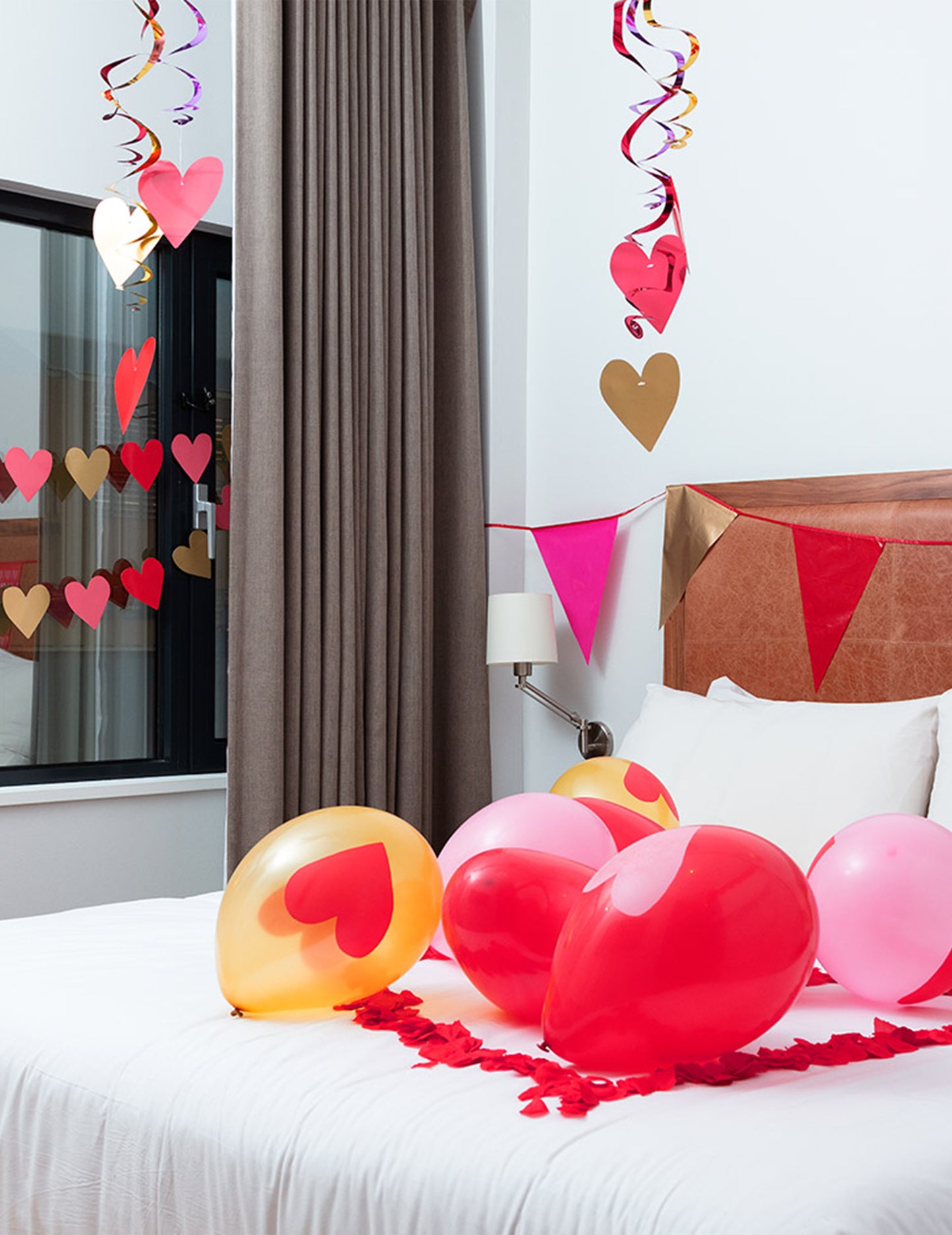 3 висящи декорации спирали 85 см ядра