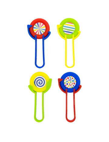 4 аксесоара: пинята, пистолет за пластмасови дискове