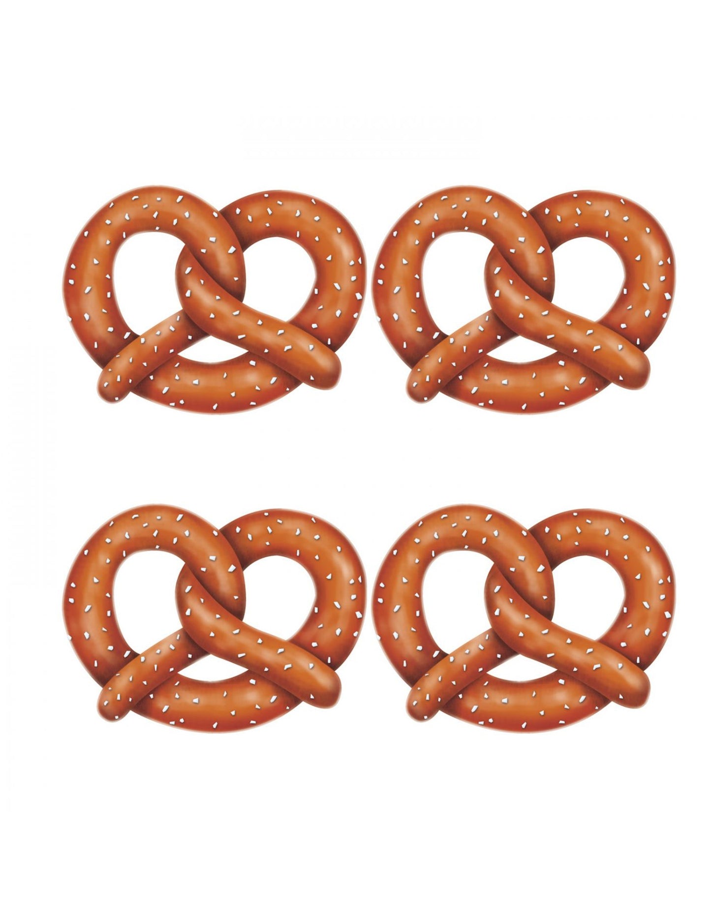 4 картонени изрезки за гевреци 27 cm фестивал на бирата