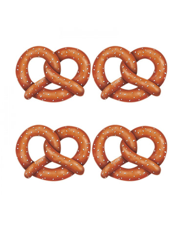 4 картонени изрезки за гевреци 27 cm фестивал на бирата