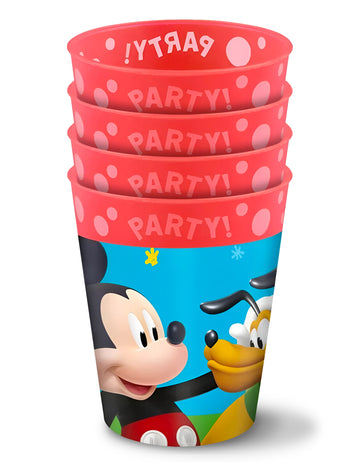 4 Mickey за многократна употреба CUPS250ML
