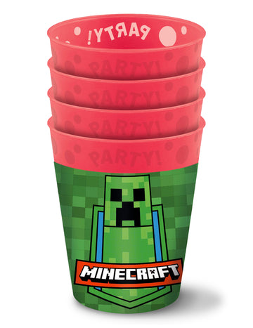 4 чаши за многократна употреба на Minecraft 250ml