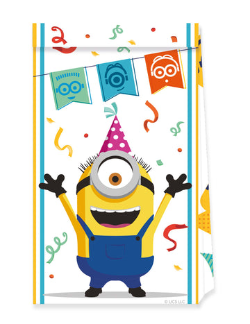 4 MINIONS чанти 22 cm