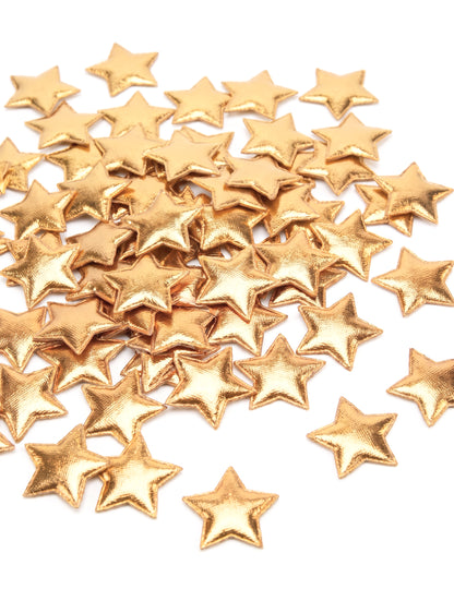 40 étoiles à parsemer dorées 2,5 x 2,5 cm