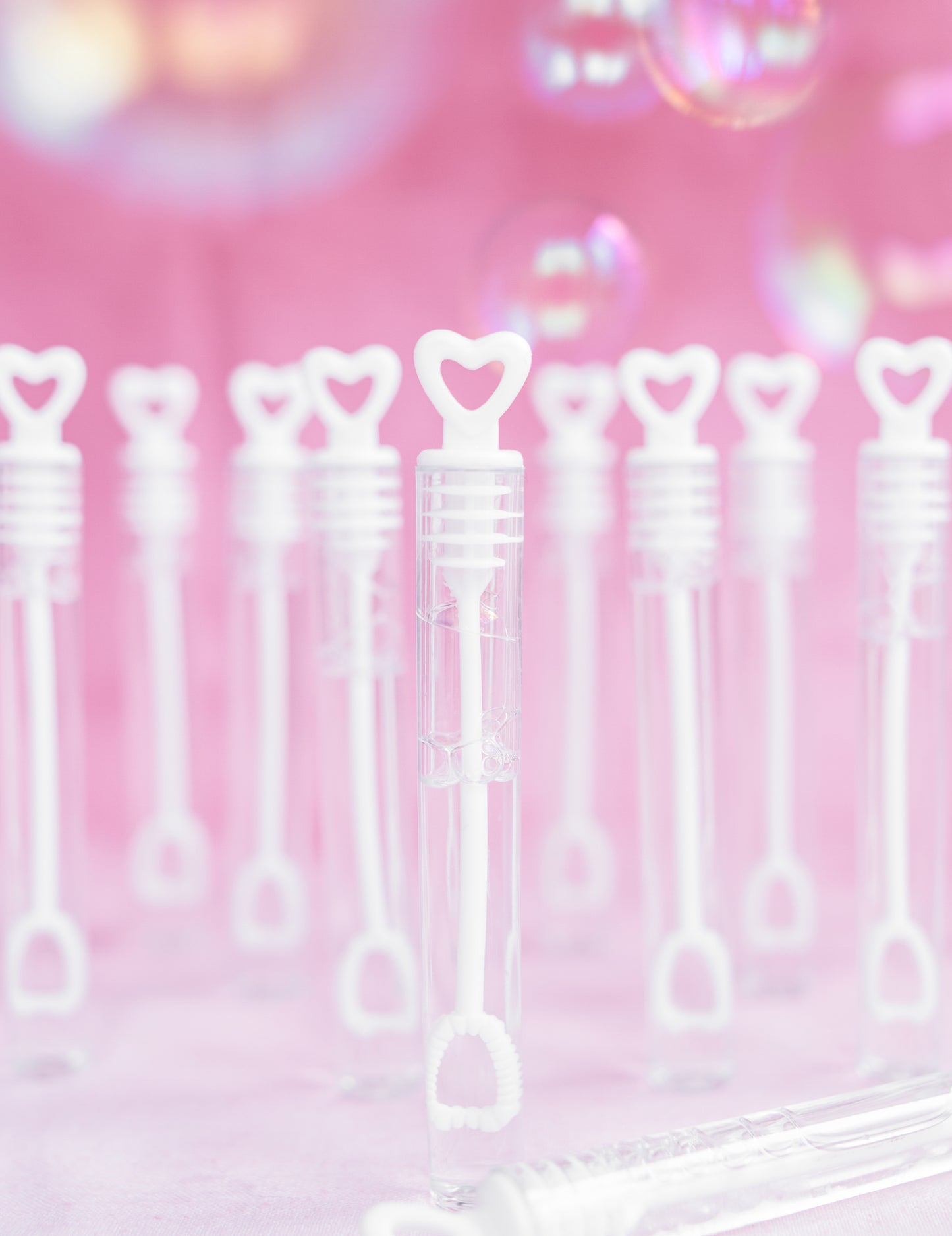 48 мехурчета със сърдечни мехурчета бяла сватба