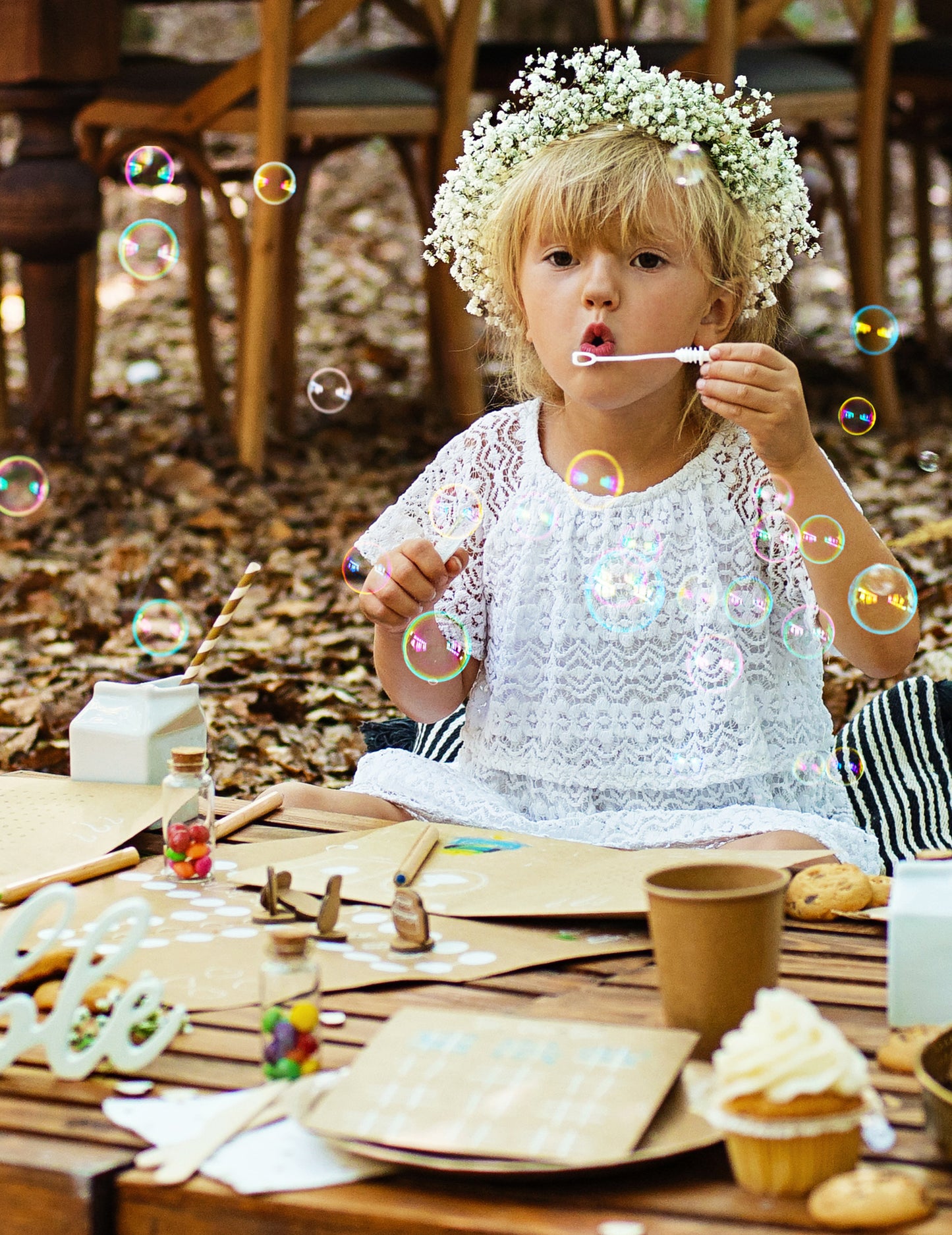 48 мехурчета със сърдечни мехурчета бяла сватба