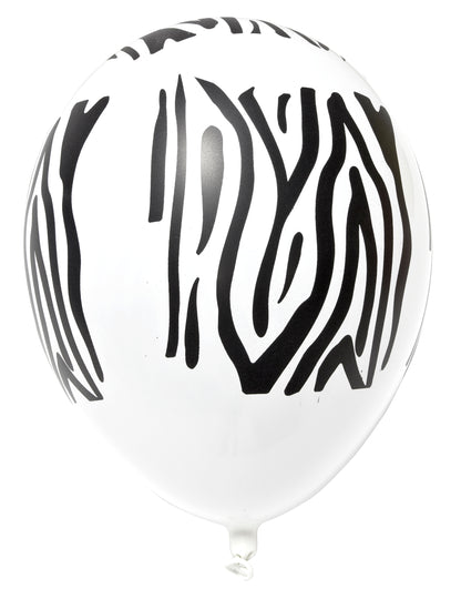 5 латексови балона със сафари принт 29 cm животни от саваната