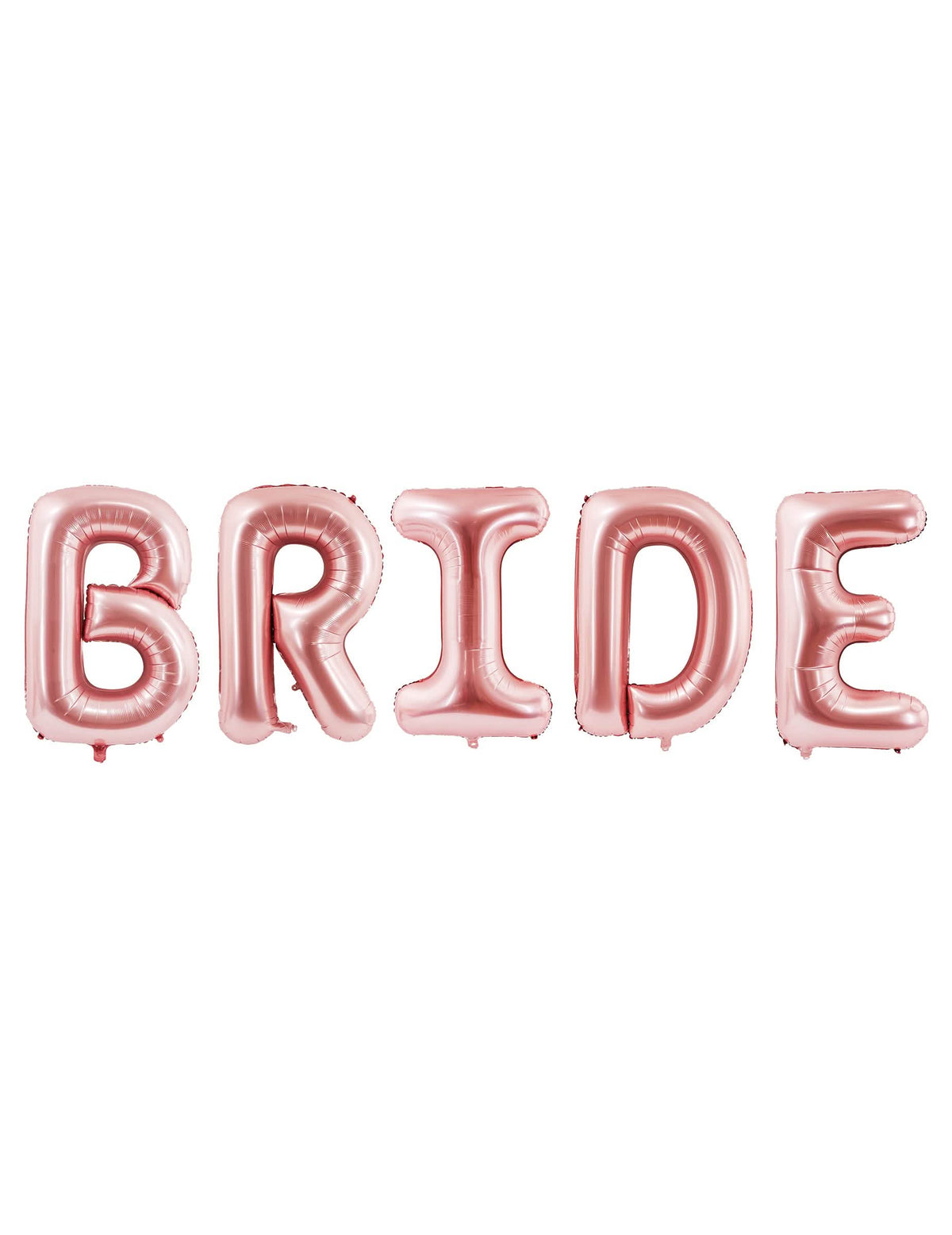 Ballons lettres Bride pour EVJF rose gold