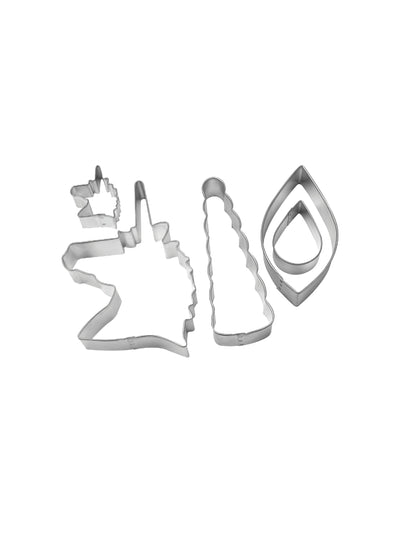 5 формички за торта с еднорог, уши и комплект рога