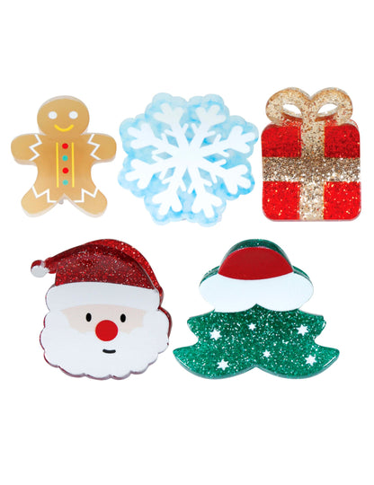 5 блестящи коледни щипки за коса