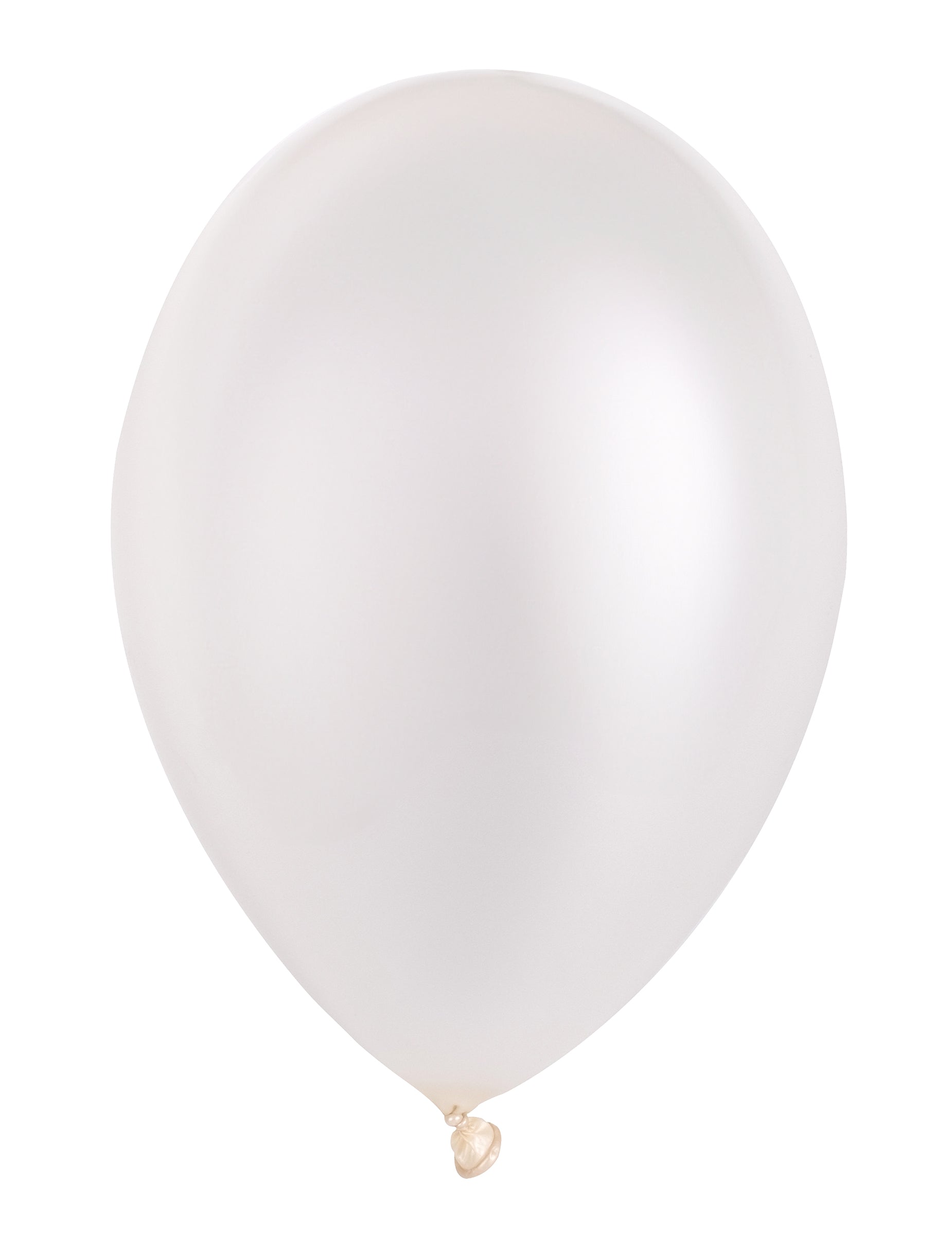 Ballons ivoires métallisés