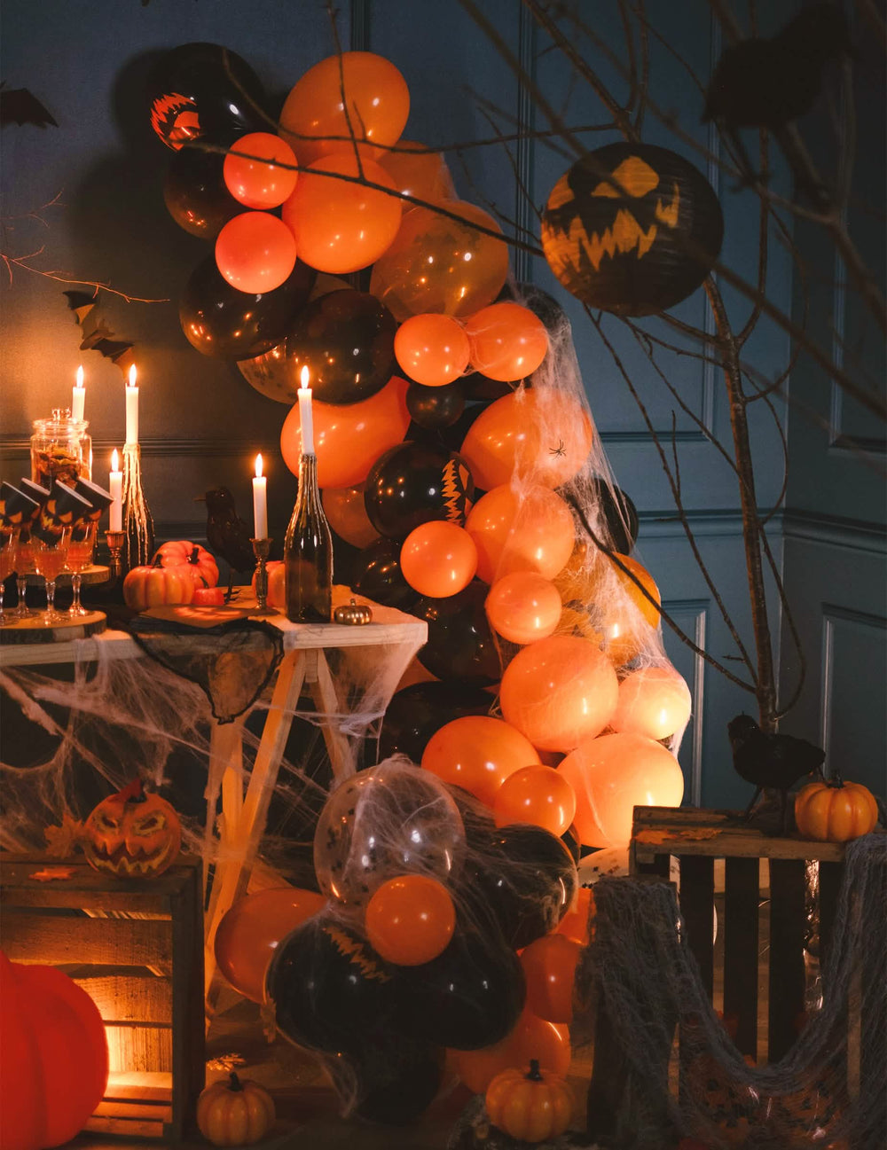 Арка за декорация с балони halloween за украса