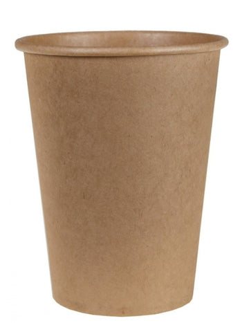 50 рециклируеми крафт хартиени чаши с вместимост 280 мл