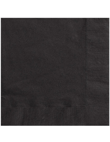 50 черни хартиени салфетки 33 x 33 cm